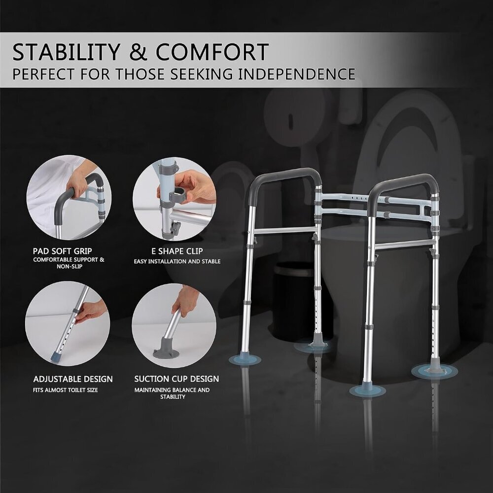 Toilet Safety Rails - Picture 4 of 6